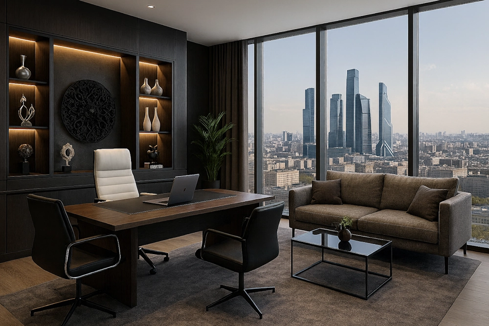 Офис президента банка с конференц-залом
